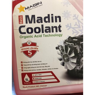 Nước làm mát động cơ MADIN COOLANT BASIC – THƯƠNG HIỆU VIỆT