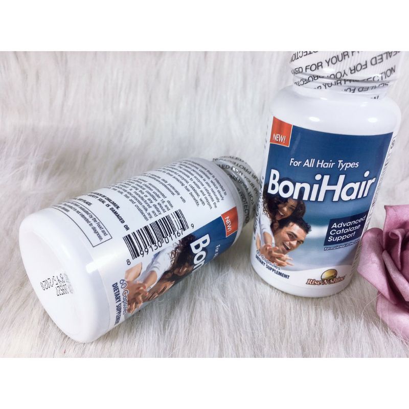 ✅BoniHair USA - Viên uống ngăn ngừa bạc tóc, rụng tóc.