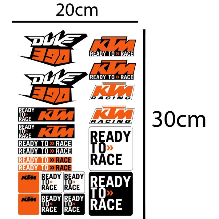 1 Set sticker KTM Duke390 - cực đẹp !