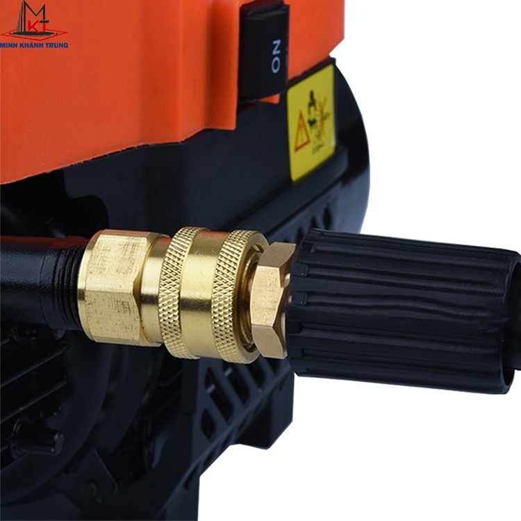 Khớp Nối Nhanh Máy Rửa Xe Ren 22mm, Chống xoắn dây - Tháo lắp nhanh