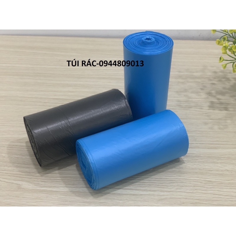 (140 cái) bao đựng rác size trung 54*65 đen