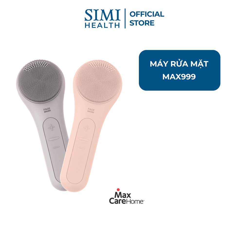 Máy rửa mặt cầm tay MAXCARE MAX999 chính hãng massage làm sạch sâu ngừa mụn cho da dầu mụn nhạy cảm khô mat xa