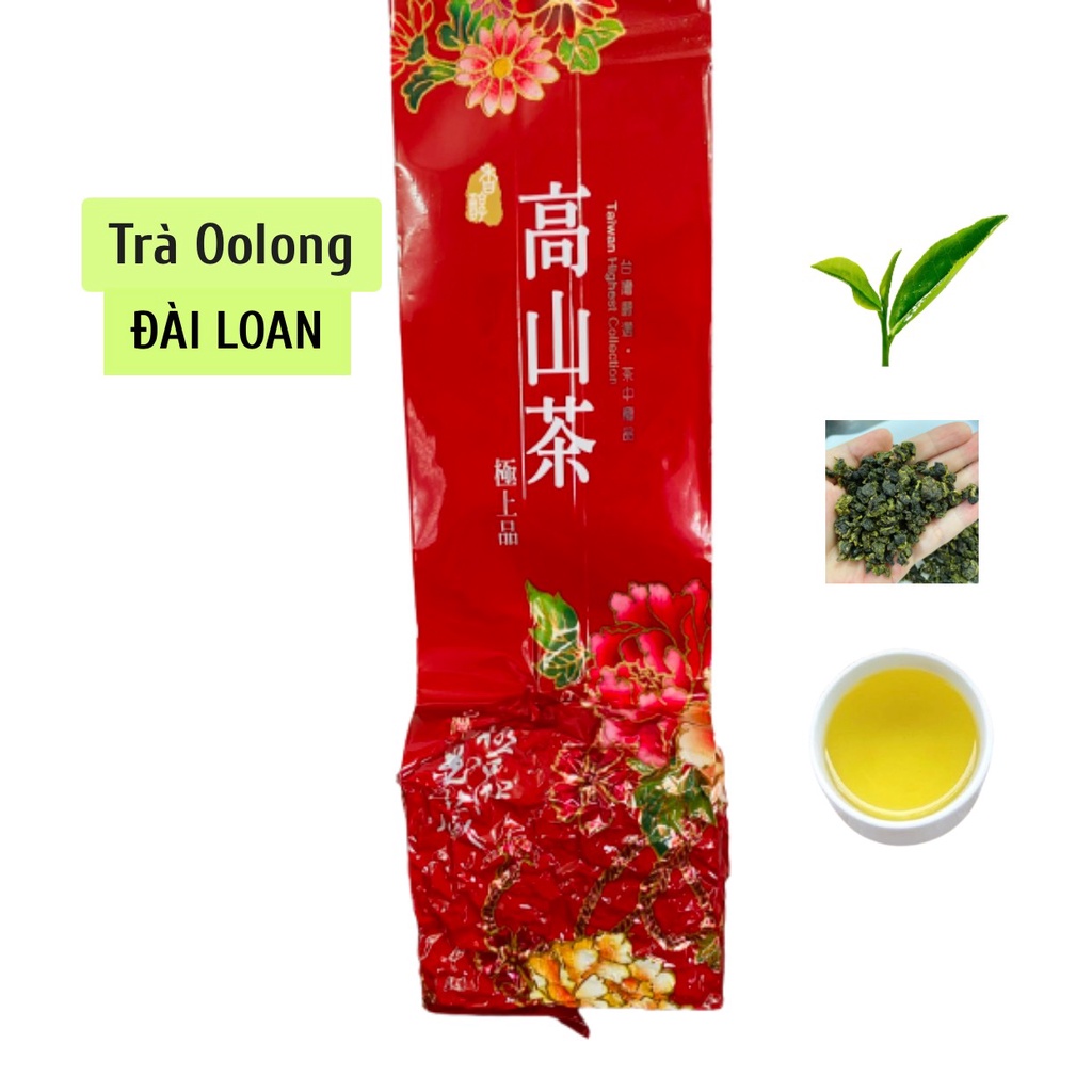 Trà Oolong (Ô long) Đài Loan Kim Tuyên 100g/gói