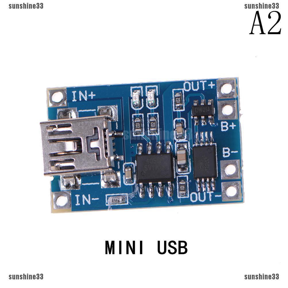 1x Micro / Mini Usb 1a Bảo Vệ Pin Lithium