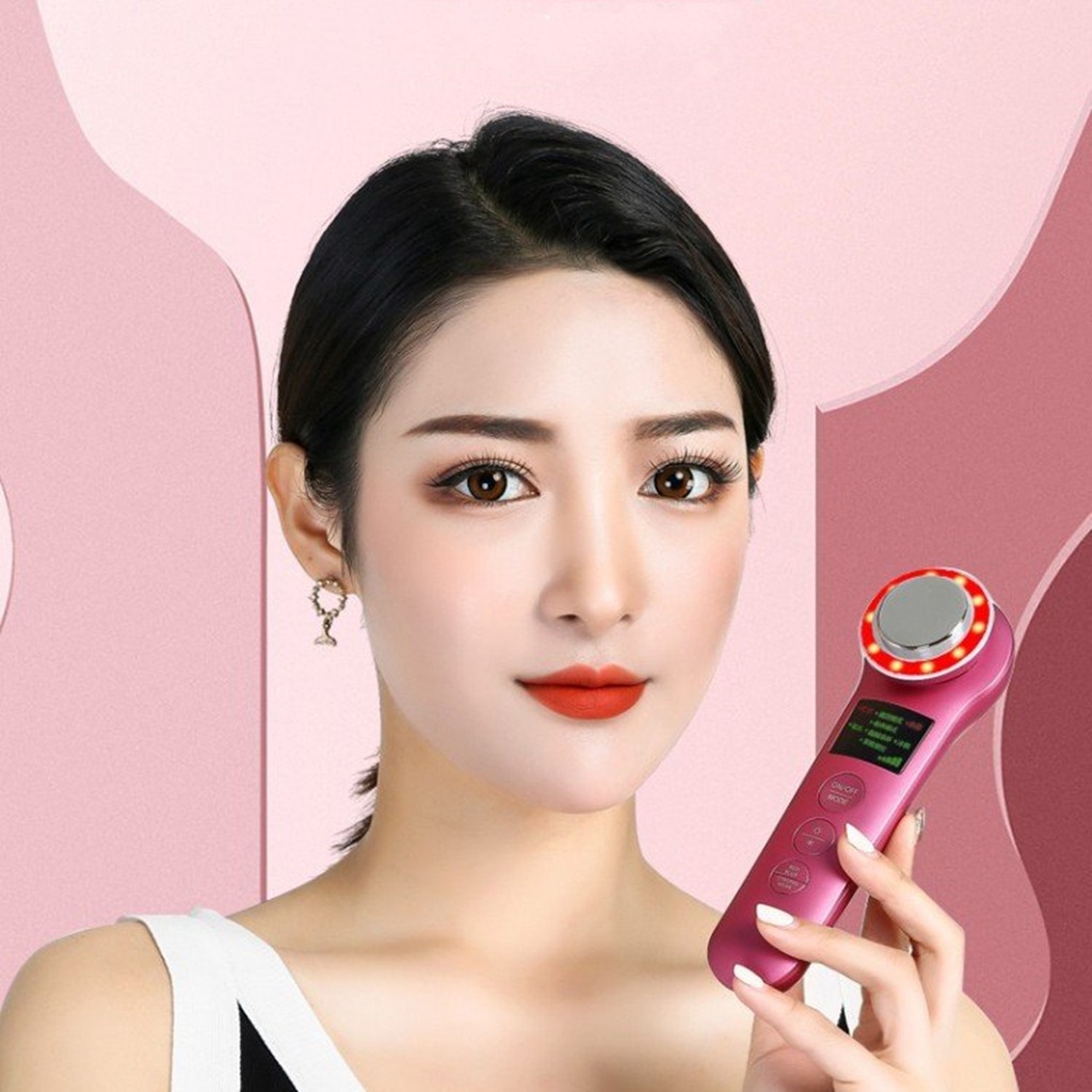 Máy massage mặt Nóng Lạnh Photon Beauty Plus, Máy điện di tinh chất nâng cơ trẻ hóa da 2022