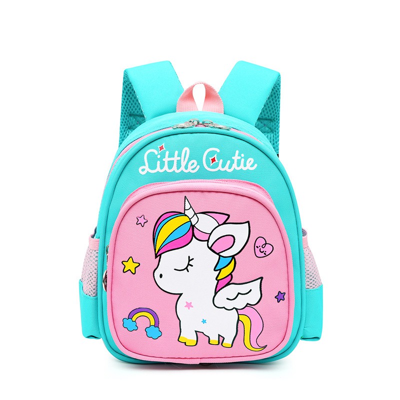 Balo cho bé mầm non tiều học từ 1-6 tuổi họa tiết ngựa Pony chống thấm nước chất liệu an toàn cho bé PK57