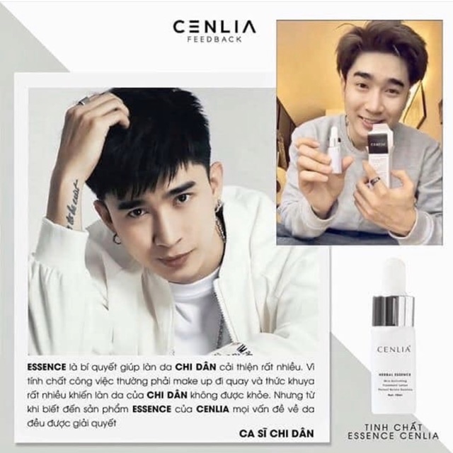 Essence CENLIA 🔥[ CHÍNH HÃNG ] tạm biệt mụn, tạm biệt lỗ chân lông to, không để lại sẹo thâm, giúp da mịn màng sạch mụn