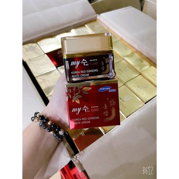 Kem nhân sâm - Kem trắng da chiết xuất nhân Sâm Ngày và Đêm My Gold 50ml [Chính Hãng Hàn Quốc]