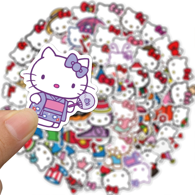 Hellokitty Vali Du Lịch Chống Thấm Nước Hình Hello Kitty Xinh Xắn