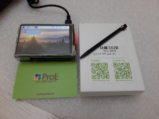 [Mã SKAMPUSHA7 giảm 8% đơn 250k]Màn hình 3.5inch, cảm ứng điện trở, chính hãng Waveshare, dùng cho Raspberry Pi | BigBuy360 - bigbuy360.vn