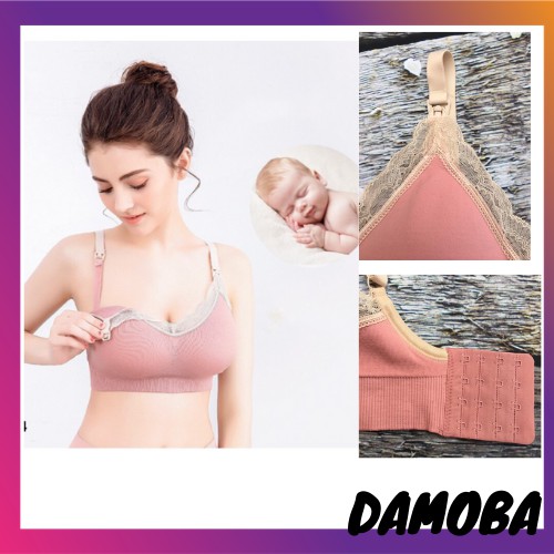 Áo lót bầu cho con bú nâng ngực chống chảy sệ thời trang tiện lợi giá rẻ cao cấp DAMOBA LT04