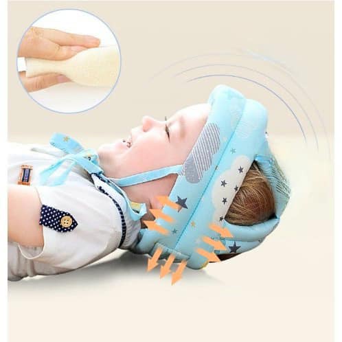 Mũ bảo hiểm, bảo vệ đầu cho bé tập đi, tập ngồi an toàn chống va đập