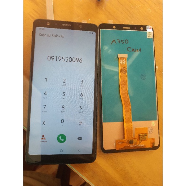 Màn hình samsung a7 2018 A750 zin,2ic oled,màn công nghệ mới test ok
