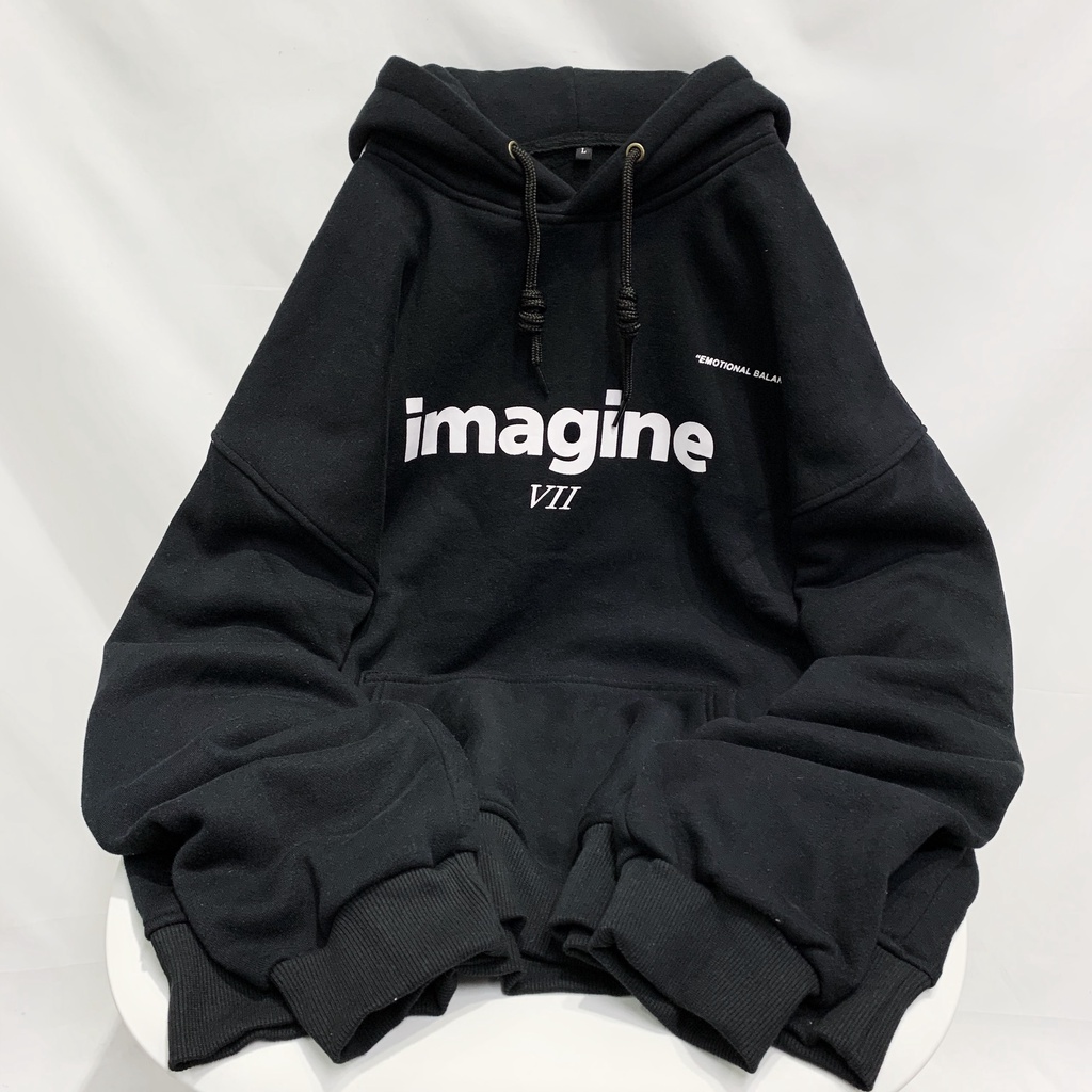 Áo Hoodie Nỉ Imagine Humber Form Rộng Unisex Nam Nữ Ulzzang