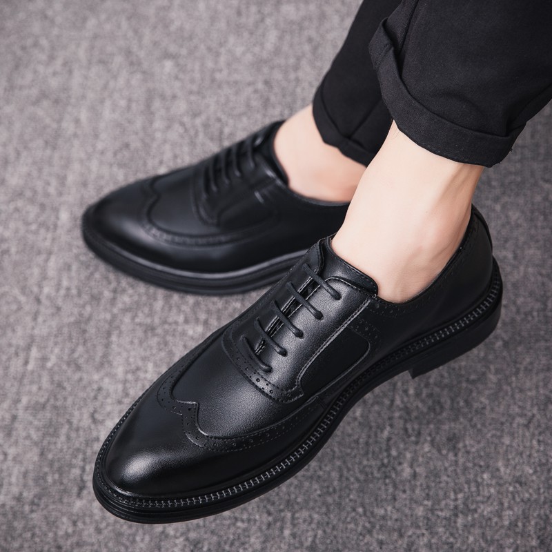 Men's leather shoes, luxurious and trendy style | BigBuy360 - bigbuy360.vn