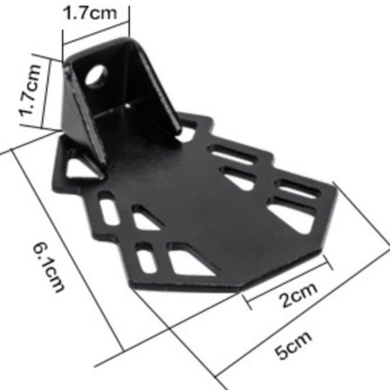 Để chân gấp sau xe đạp