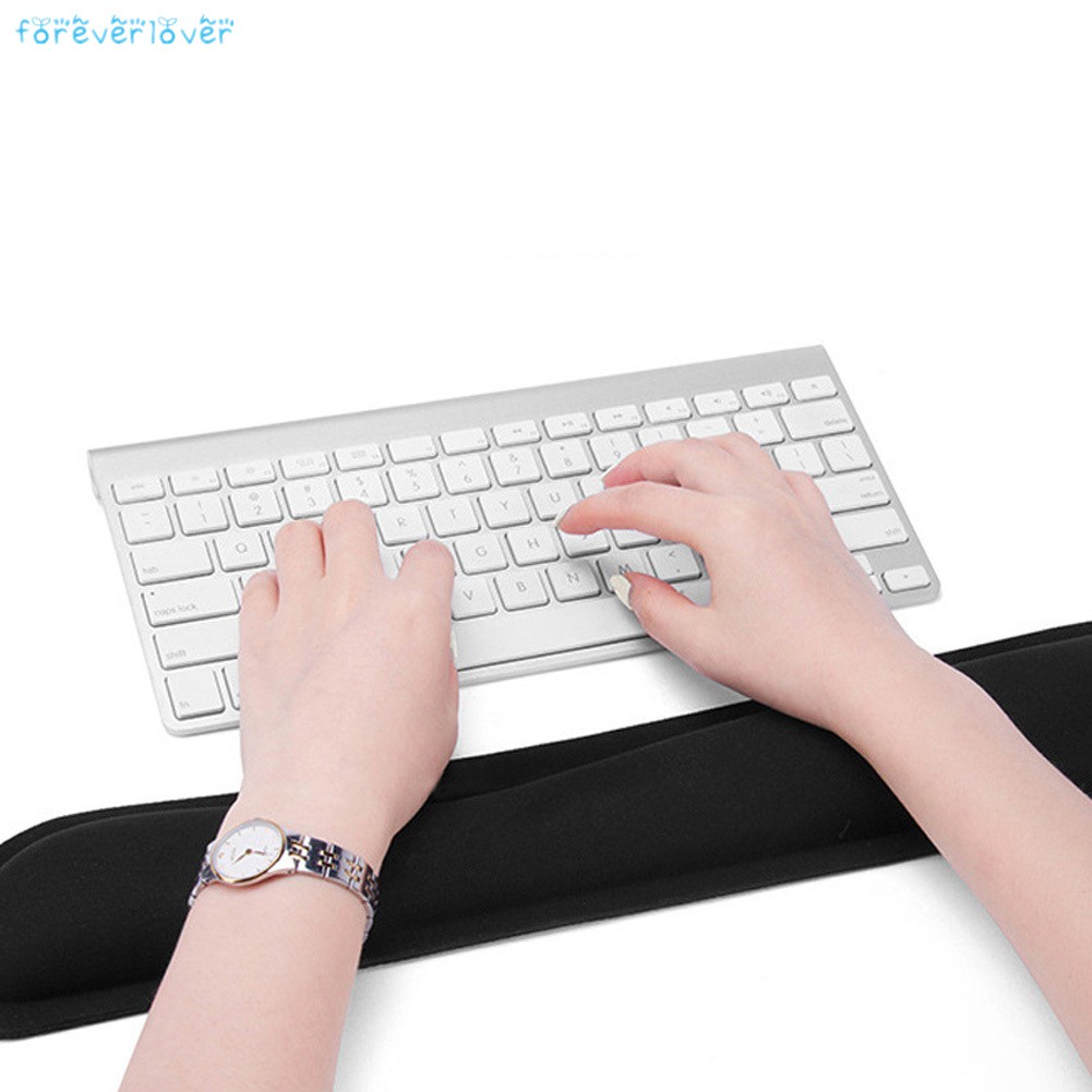 Đệm kê cổ tay chất liệu cao su non dùng khi sử dụng bàn phím và chuột dùng cho văn phòng
