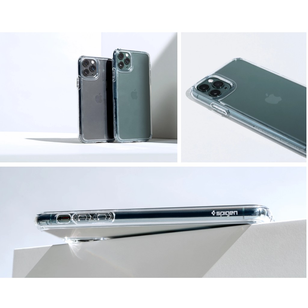 (SẵnVN) Ốp lưng SPIGEN iPhone 11 Pro Max /11 Quartz Hybrid Fit trong suốt, mỏng, chống shock
