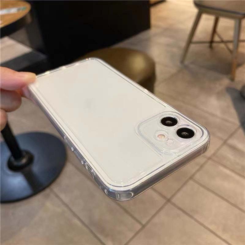 Ốp Điện Thoại Silicon TPU Mềm Trong Suốt Chống Sốc Cho iPhone 14 13 12 11 Pro Promax 6 6S 7 8 Plus X XR XSMax SE