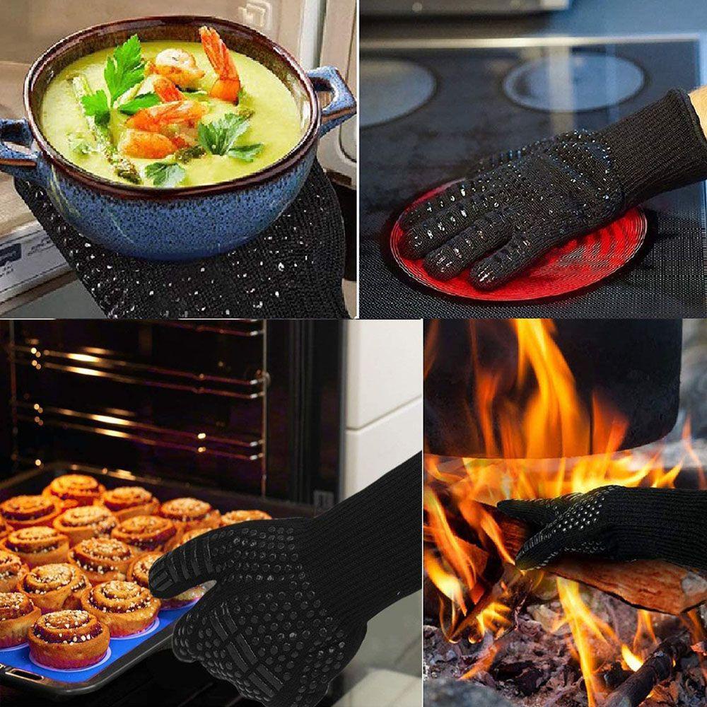 Găng Tay Cách Nhiệt Dùng Cho Lò Nướng BBQ