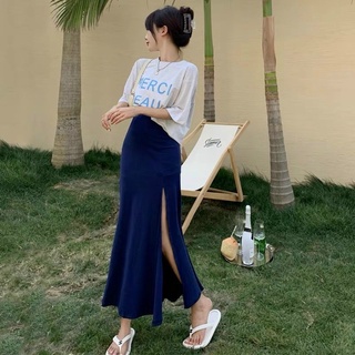 SET ÁO THUN KÈM CHÂN VÁY ĐUÔI CÁ XẺ