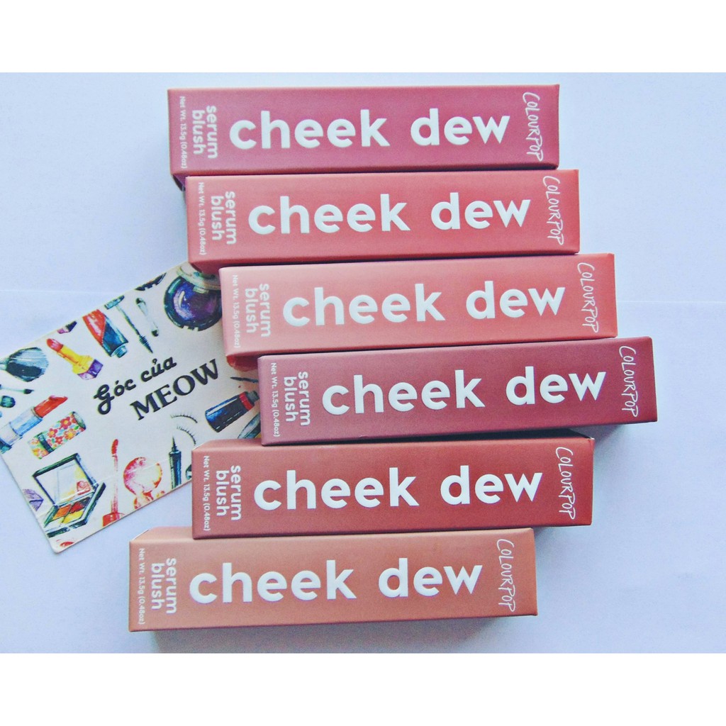 Màu má Colourpop Cheek Dew Serum Blush phấn má hồng