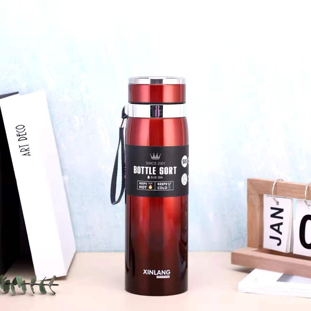 Bình Giữ Nhiệt Inox Bottle Sport 1000ML, Chuẩn Inox 304, Giữ Nhiệt Trên 8 Tiếng, Siêu Tiện Cho Mùa Hè Nóng Nực