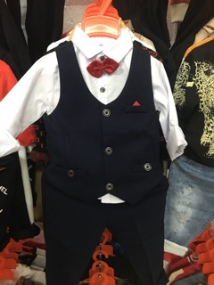 Bộ vest 4 chi tiết cho bé trai