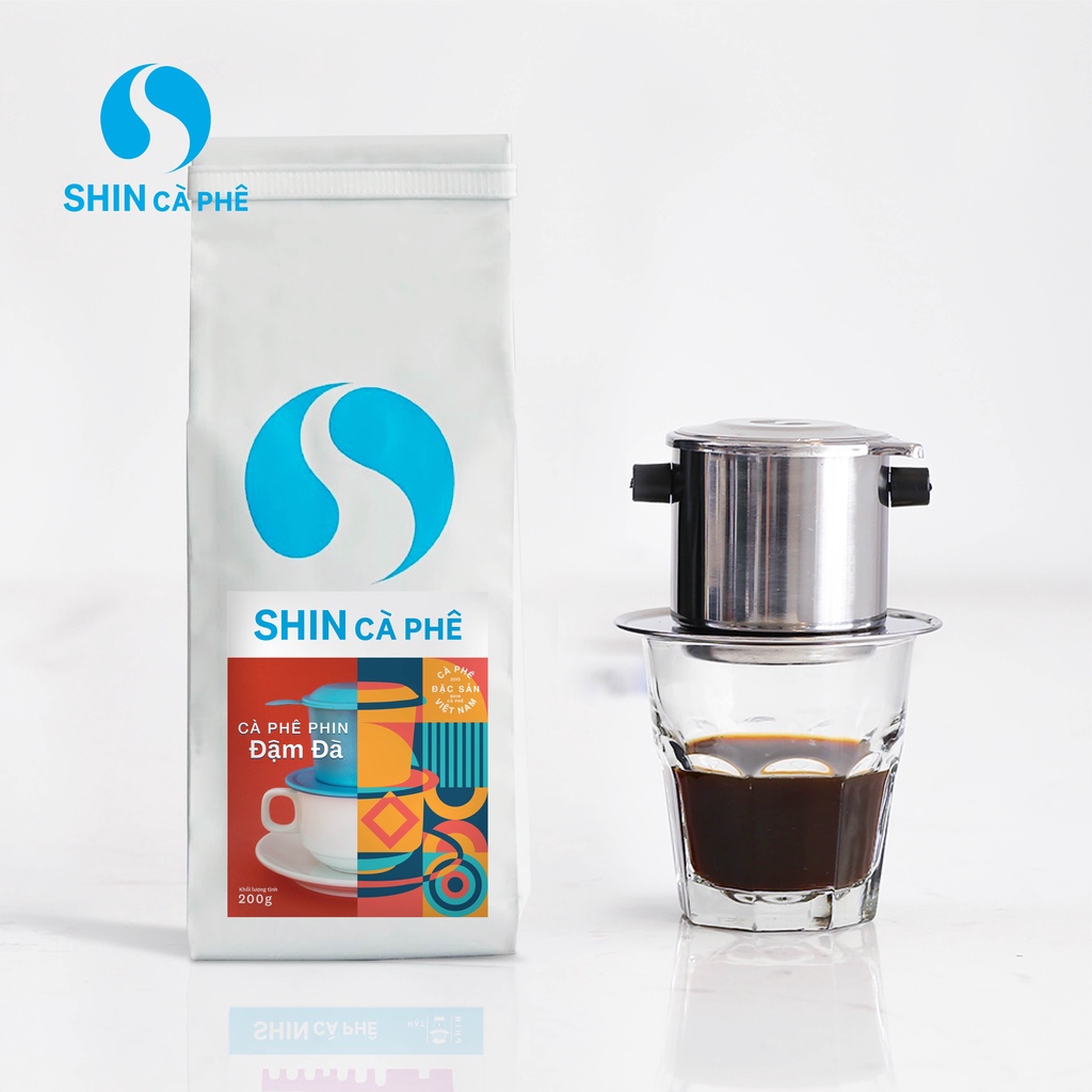 Cà phê truyền thống pha phin SHIN Cà Phê - PHIN ĐẬM ĐÀ 200gr | BigBuy360 - bigbuy360.vn