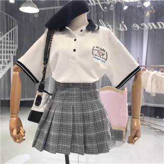 SET ÁO CỔ POLO + CHÂN VÁY TENNIS