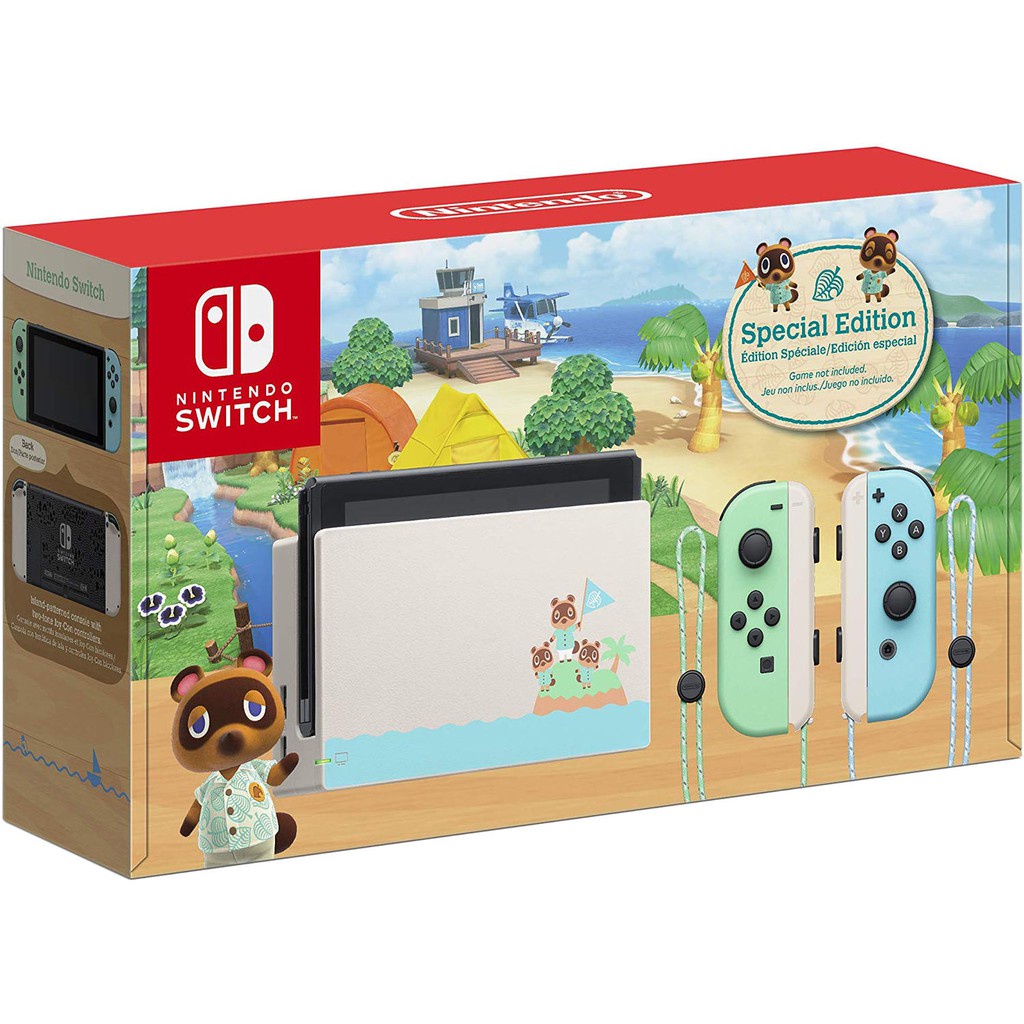 Máy chơi game Nintendo Switch V2 Animal Crossing New Horizons Edition