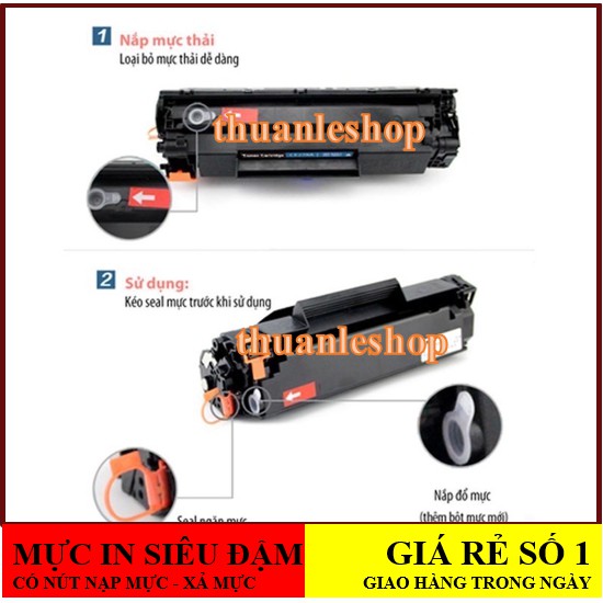 GIAO TRONG NGÀY💥Hộp Mực Máy in Canon 2900, 3000, Mực 12A, 303 Giá Rẻ Máy in 3050, 1319,.