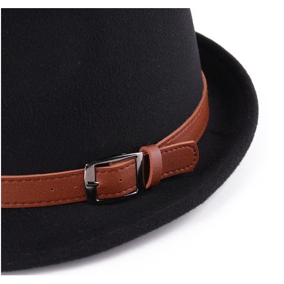 Mũ Phớt Fedora Nam Nữ FN22 Cao Cấp Vành Ngắn Mugout - Nón Phớt Vintage Thời Trang Chất Nỉ | Mũ Chất HCM