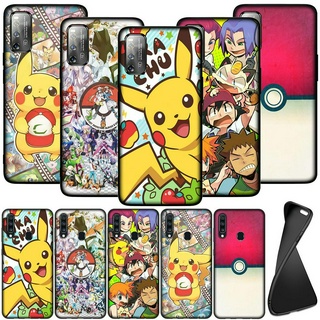 Soft silicone samsung galaxy note 20 ultra 10 plus lite 9 8 a11 a51 a71 + phone case pikachu pokémon cute casing