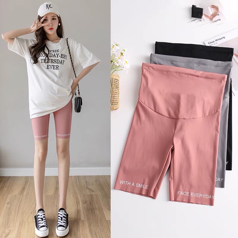 oder quần legging đùi vải thui lạnh cho bà bầu! kèm ảnh thật