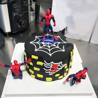 Set 7 người nhện Spiderman trang trí bánh