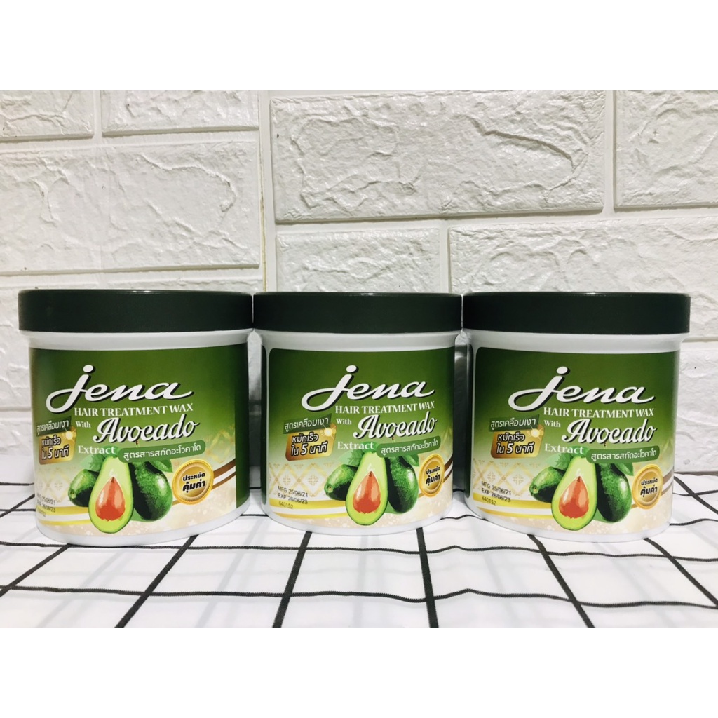 Kem ủ tóc Jena Hair Treatment Wax VỊ BƠ- Thái Lan (500g)