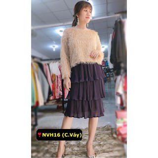 CHÂN VÁY XẾP LY 3 TẦNG