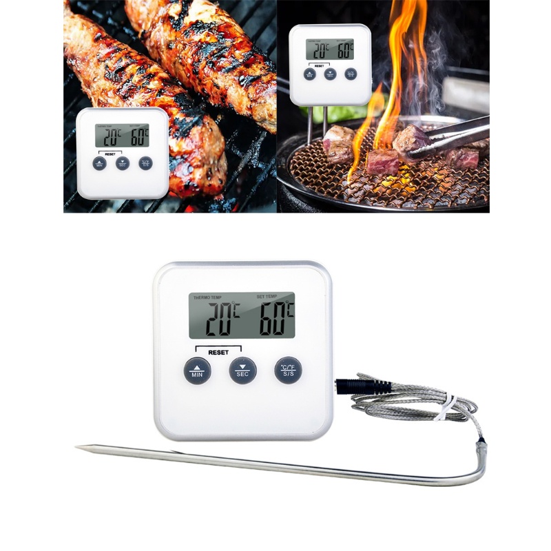 Dụng Cụ Đọc Thịt Nướng BBQ Kỹ Thuật Số Tiện Dụng