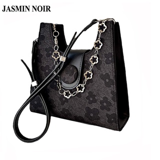 Túi xách jasmin noir nữ in hoa thời trang hàn