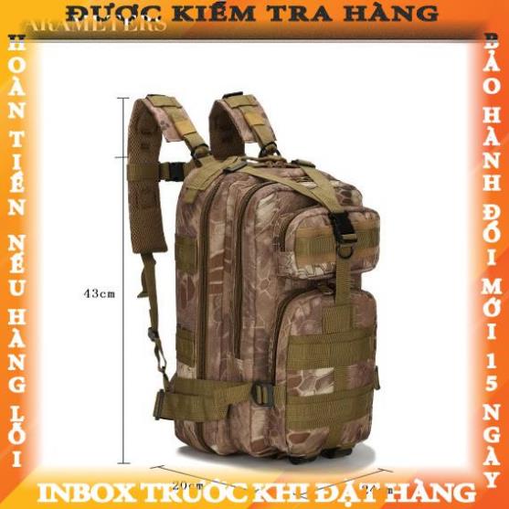 Balo Chiến Thuật 3P - Balo Lính Đặc Nhiệm Đi Phượt, Du Lịch, Dã Ngoại trangoc