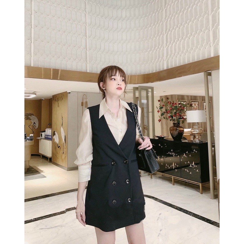 Set yếm sơ mi kt