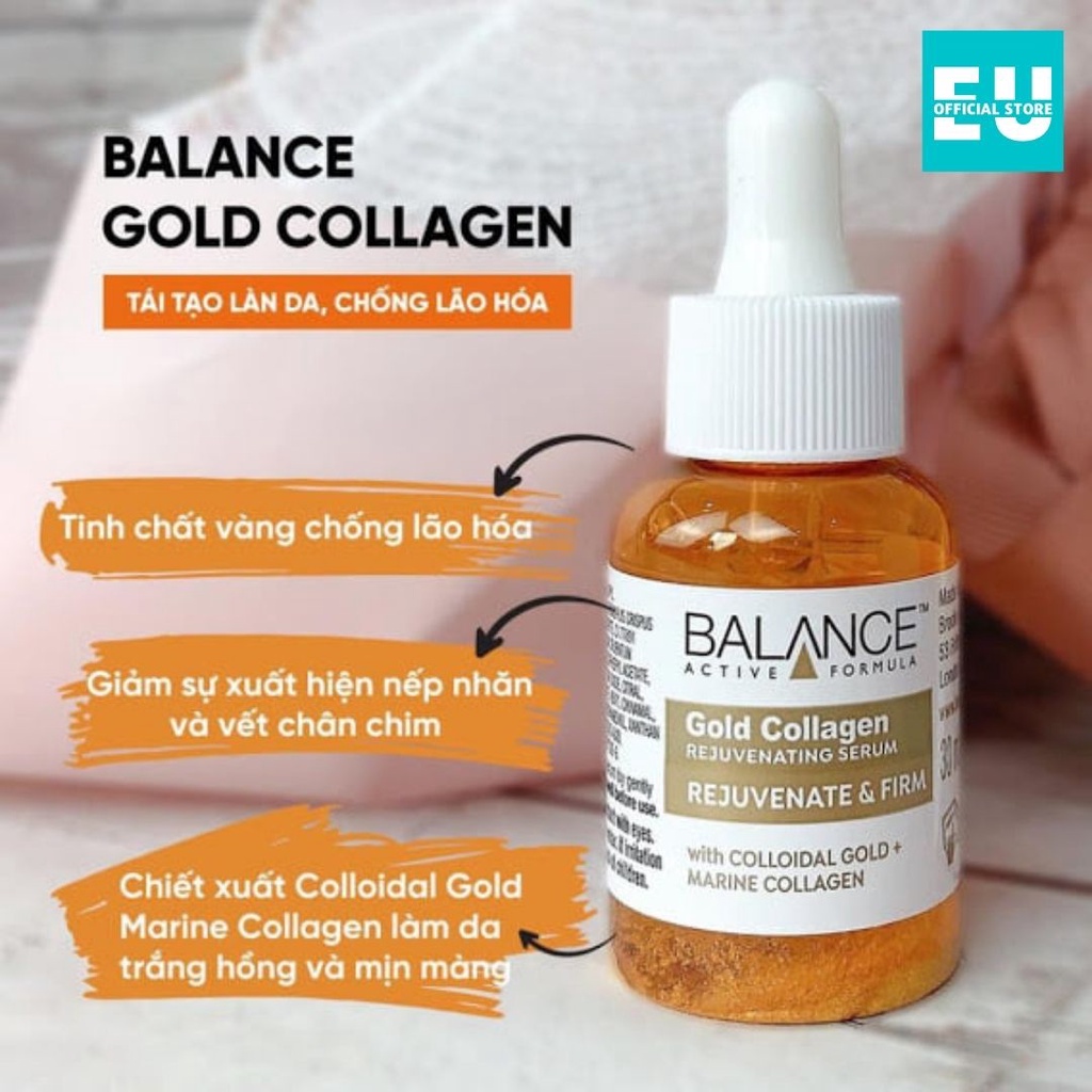 Serum Tái Tạo Da Collagen - Balance Active Formula Gold Collagen Rejuvenating 30ml
