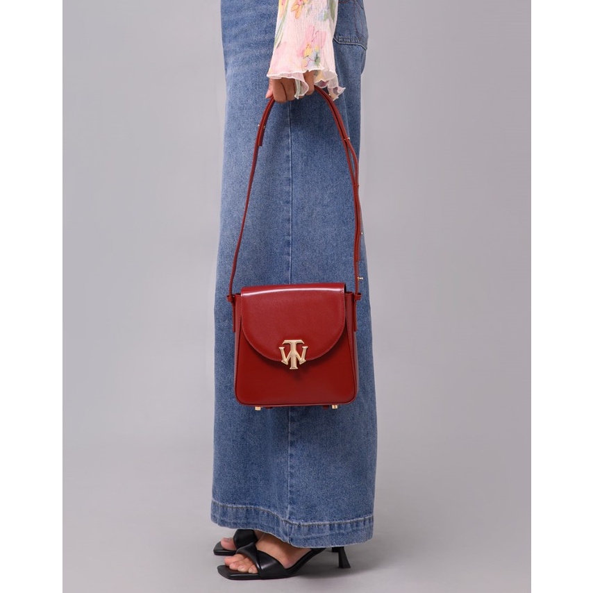 Túi Xách Nữ Có Quai Đeo Da Bò Cao Cấp Màu Đen, Nâu, Xanh, Đỏ WT Leather The First