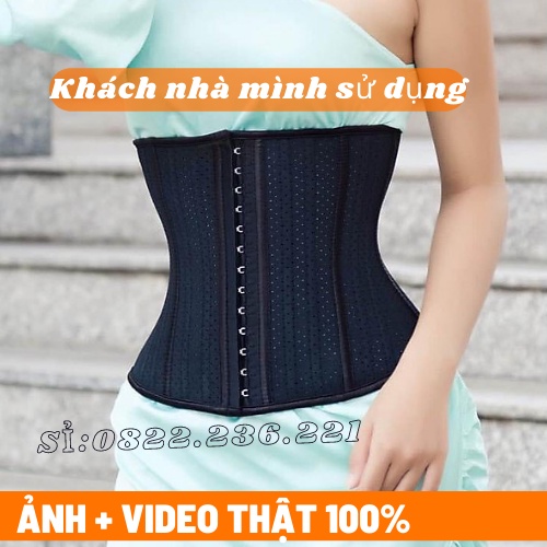 Đai nịt bụng 25X, đai nịt bụng sau sinh, gen nịt bụng Latex 25 xương chuẩn hy lạp