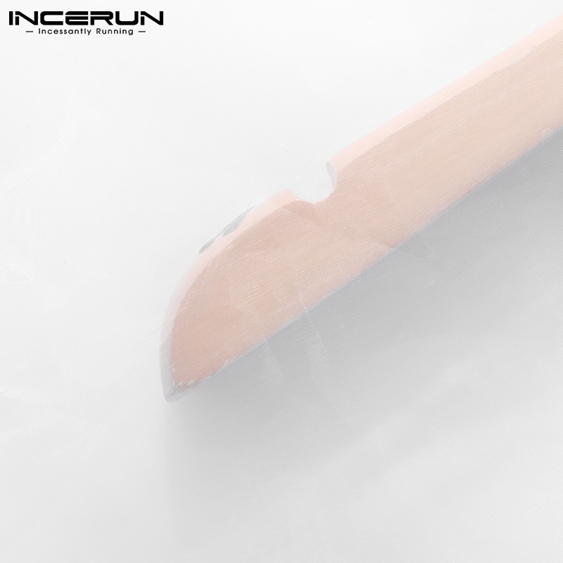 Áo ba lỗ Incerun kiểu lưới nhìn thấu quyến rũ cho nam