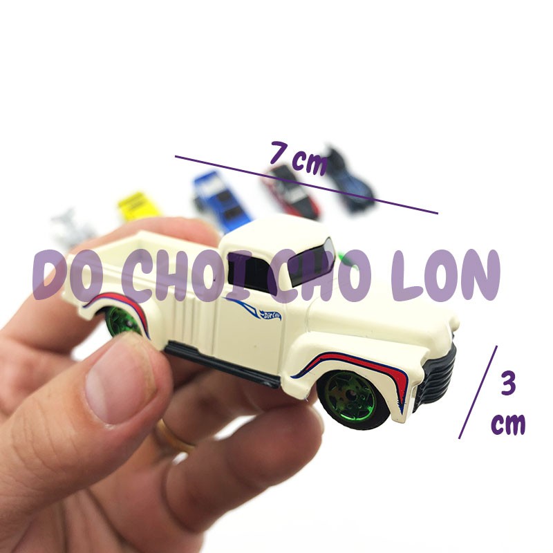 Hộp đồ chơi các loại xe hơi bằng sắt 10 chiếc 1604