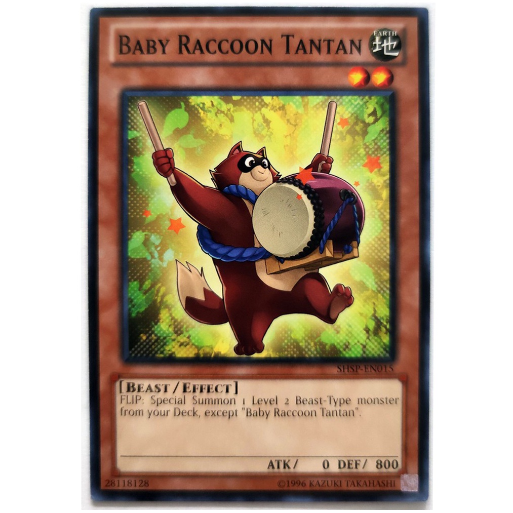 [Thẻ Yugioh] Baby Raccoon Tantan |EN| Common (ZEXAL)