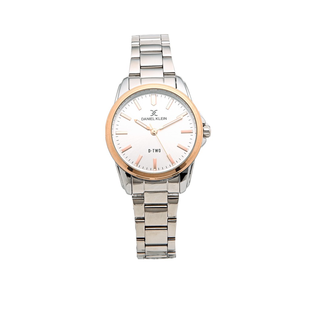 Đồng hồ nam nữ Daniel Klein D-TWO Sliver Fullbox Authentic
