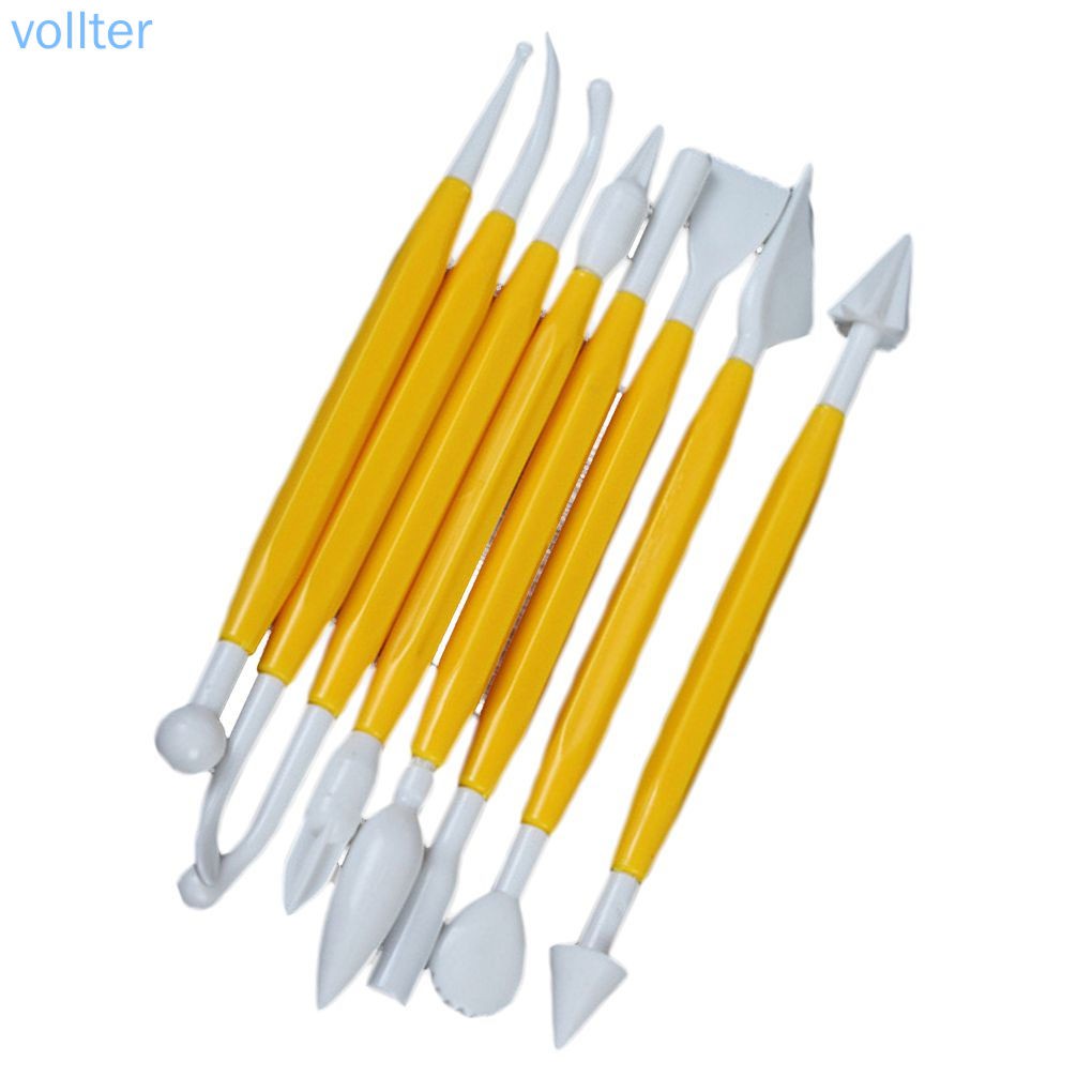 Set 8 dụng cụ cắt tạo hình trang trí bánh bằng nhựa tiện dụng
